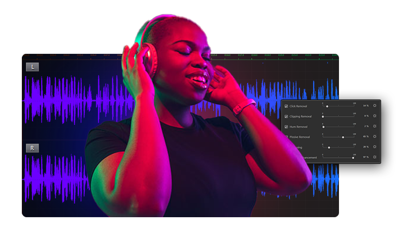 image showcasing AudioDirector 365 overall features