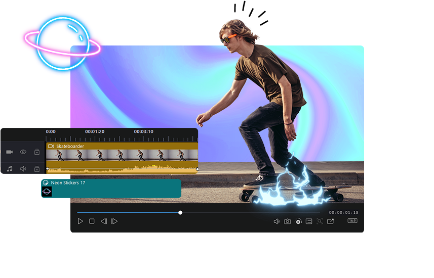 image showcasing PowerDirector 365 overall features