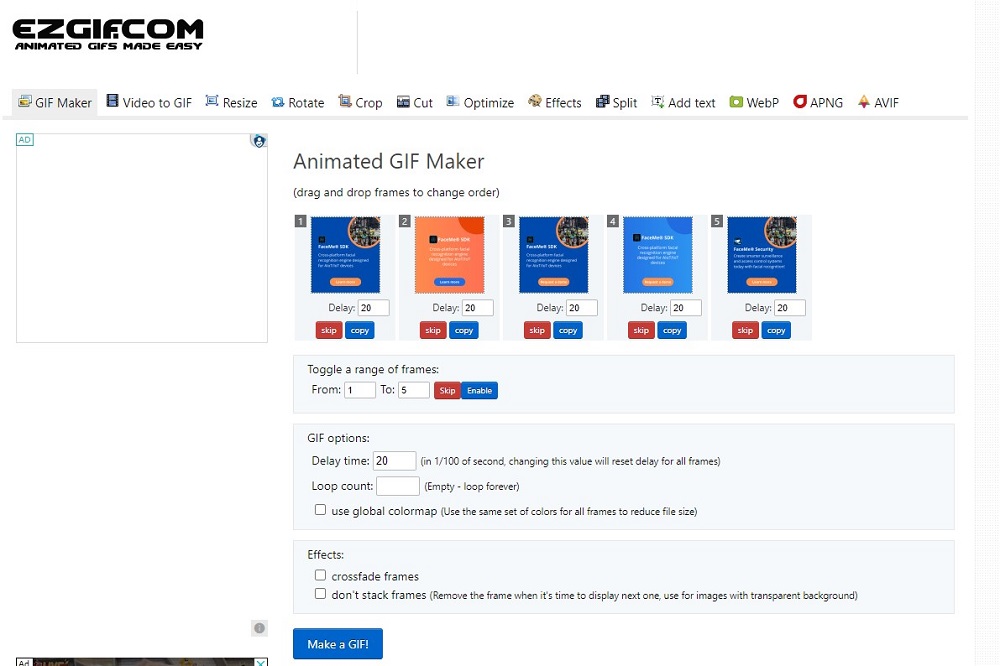 Free & Online] GIF Maker to Create One from Photos & Videos