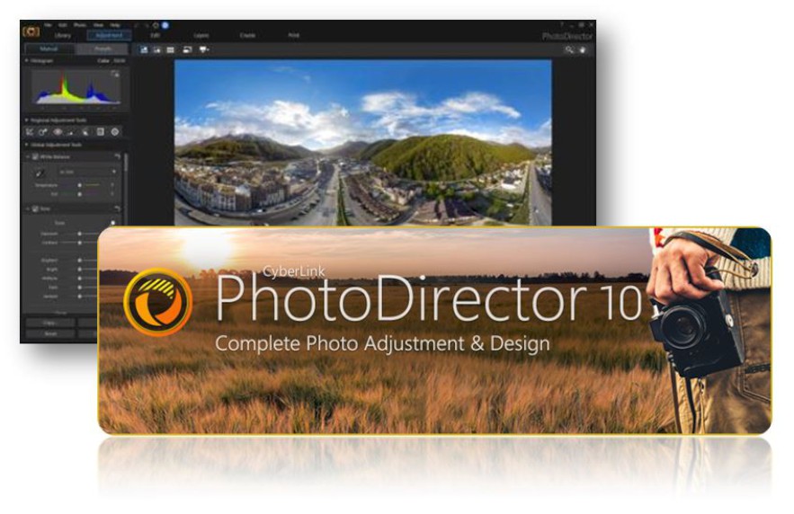 introducing our photo editor, photodirector 10