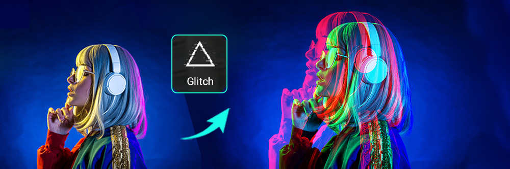 How to Apply Cool Glitch Effect to Photos With PhotoDirector