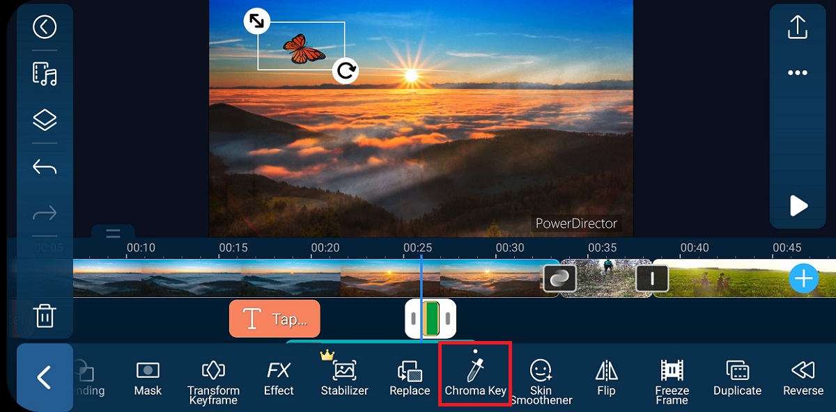 PowerDirector App Interface