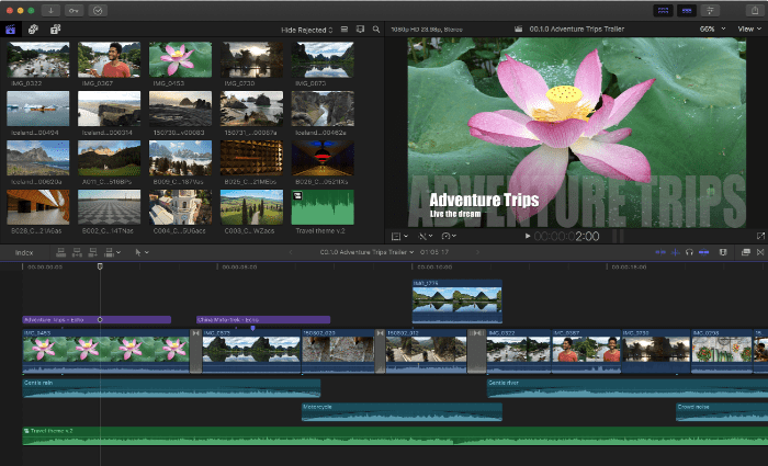 DaVinci Resolve Interface