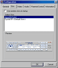 Skin Selection Screenshot
