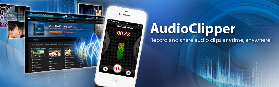 AudioClipper - Record and share audio clips anytime, anywhere!